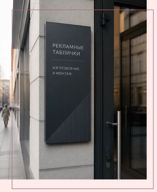 Рекламные таблички в Балахне по цене от 4702 р. | Аванза-Блх