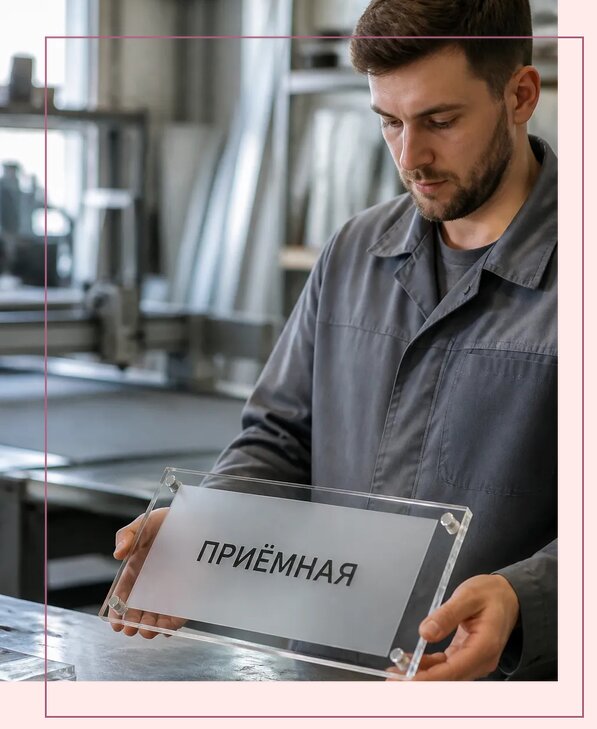 Таблички из оргстекла на заказ в Балахне от 4075 р. | Аванза-Блх