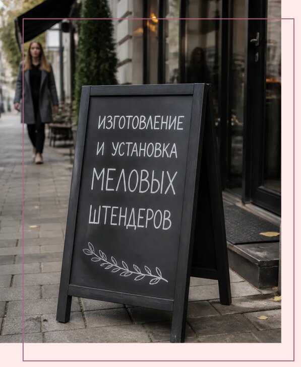 Меловые штендеры в Балахне по цене от 6791 р. | Аванза-Блх